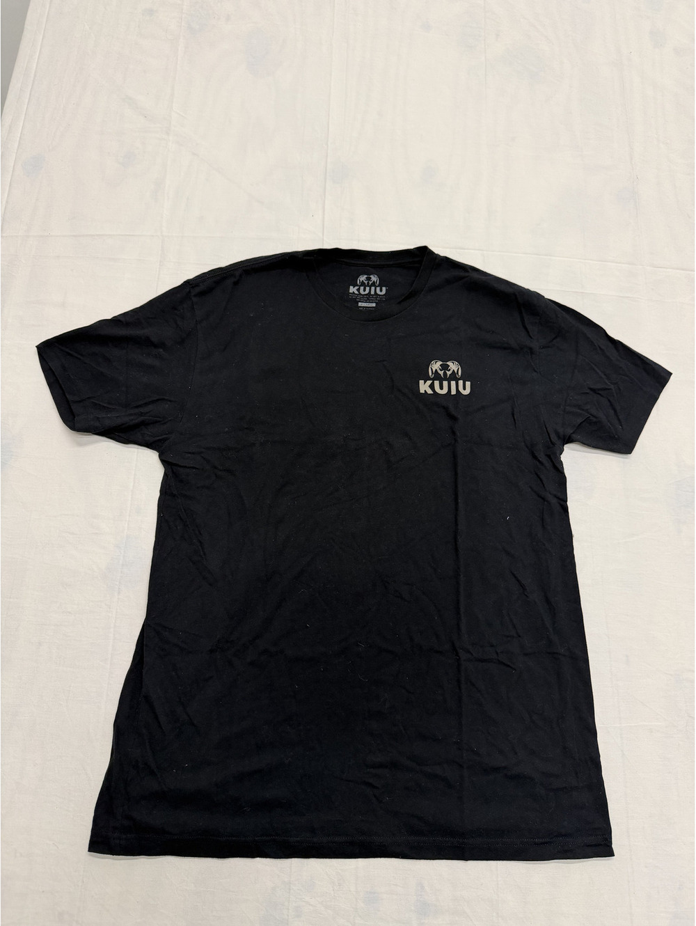 Kuiu Black Graphic Logo T-Shirt Size XL